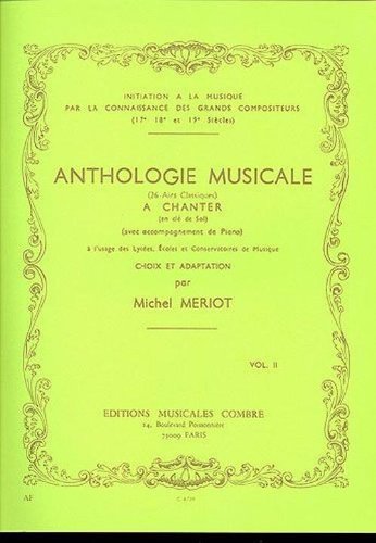 Anthologie musicale vol2 (26 airs classiques) --- formation musicale