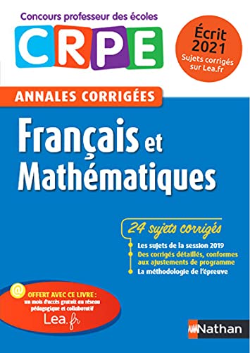 Annales CRPE Français et Mathématiques