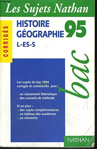 Histoire-géographie, L-ES-S