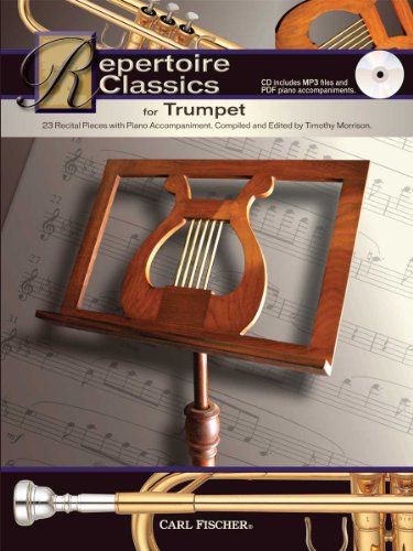 Repertoire classics for trumpet trompette +cd