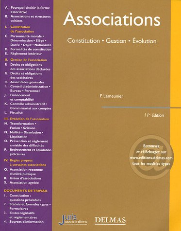 Associations: Constitution - Gestion - Evolution