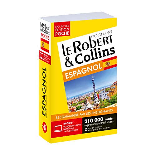 Dictionnaire Le Robert & Collins Poche espagnol et sa version numérique à télécharger PC