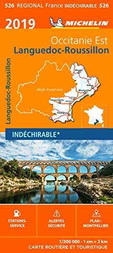 Carte régionale Languedoc-Roussillon 2019