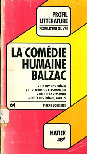 "La Comédie humaine", Balzac
