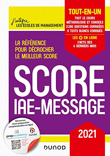 Score IAE-Message - 2021 - Tout-en-un: Tout-en-un (2021)