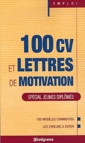 100 CV et lettres de motivation