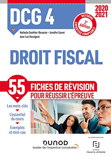 DCG 4 Droit fiscal - Fiches de révision - 2020-2021