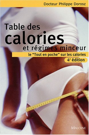 Table des calories et régimes minceur