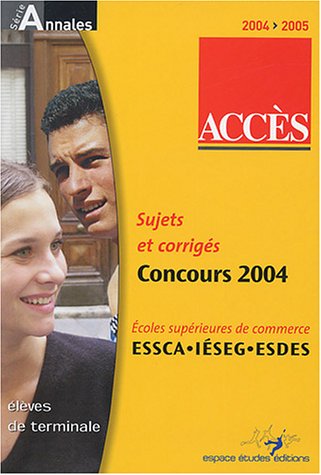 Annales du concours 2004