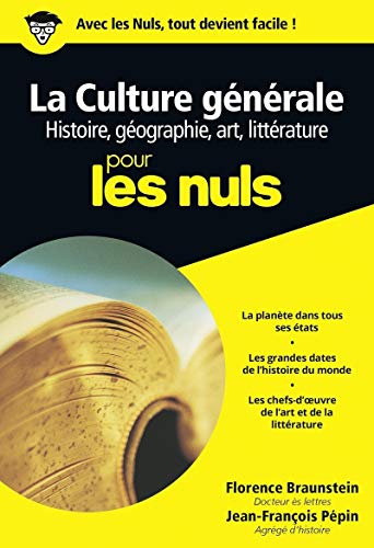 Culture générale Poche Pour les nuls Tome 1 : histoire, géographie, arts et littérature (01)