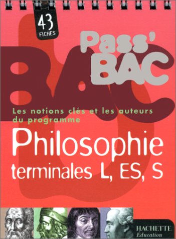 Pass bac philosophie, terminales L, ES, S
