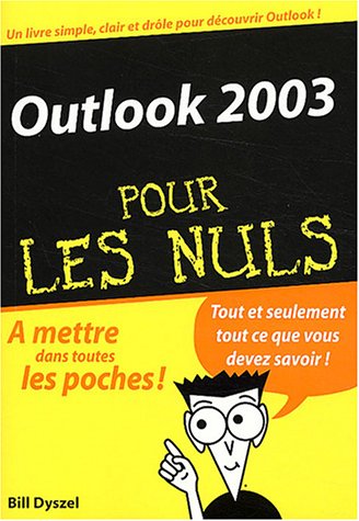 Outlook 2003 poche pour les Nuls