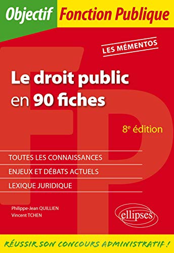Le droit public en 90 fiches - 8e édition