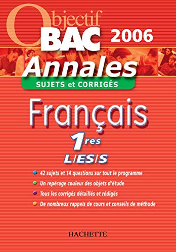 Annales du Bac corrigées Français 1ères L, ES, S
