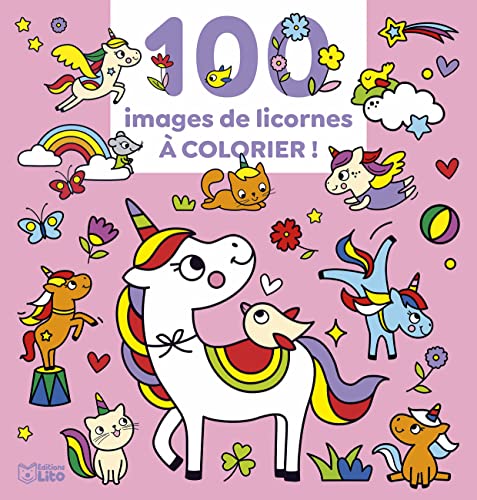 100 images de licornes à colorier - Dès 3 ans