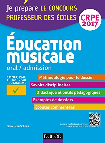 Education musicale - Oral / admission - CRPE 2017 (2017)