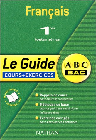 Français 1ères toutes séries. Programme 2001