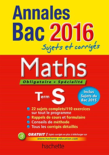 Annales 2016 Maths Ts