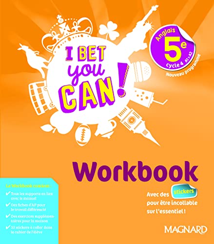 I Bet You Can! Anglais 5e (2018) - Workbook