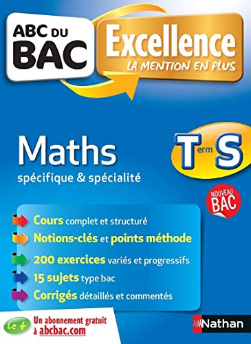 ABC du BAC Excellence Maths Term S Spécifique et spécialité