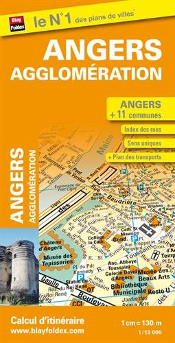 Plan d'Angers et de son agglomération