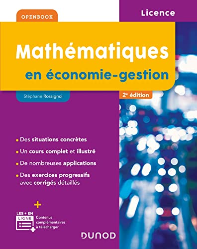 Mathématiques en économie-gestion - 2e éd.