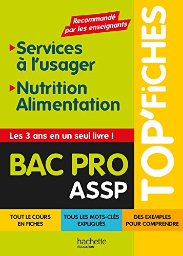 Bac Pro ASSP Services à l'usager, Nutrition-alimentation