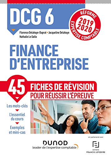 DCG 6 Finance d'entreprise - Fiches de révision - Réforme 2019-2020: Réforme Expertise comptable 2019-2020