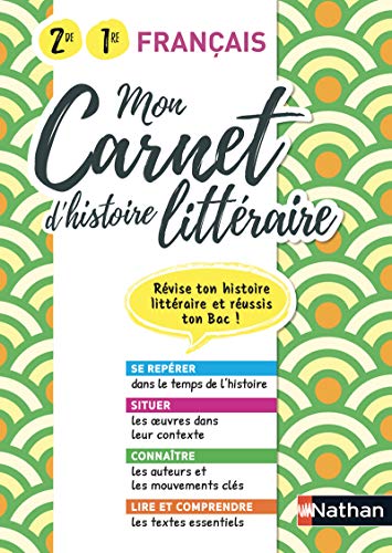 Mon carnet d'histoire littéraire - 2de / 1re - 2020