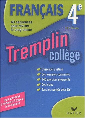 Tremplin Collège : Français, 4e - 13-14 ans