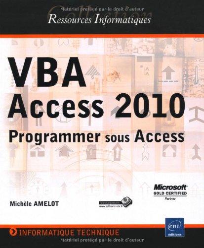 VBA Access 2010 - Programmer sous Access