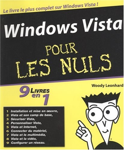 Windows Vista 9 en 1 pour les nuls