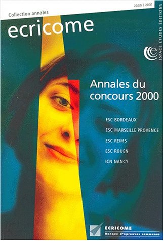 Ecricome. Annales du concours 2000