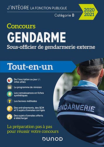 Concours Gendarme sous-officier de gendarmerie externe - 2020: Tout-en-un