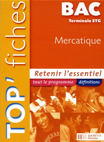 Top'Fiches Bac Tle STG Mercatique