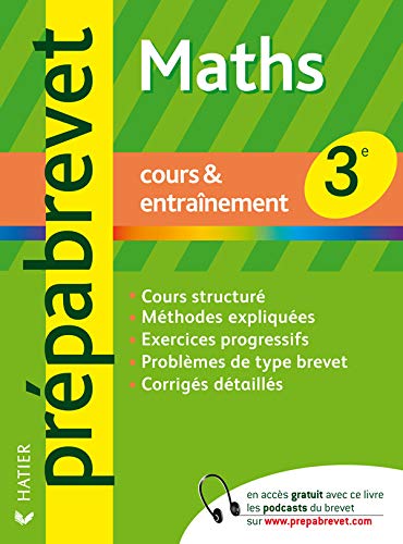 Prépabrevet Cours & Entraînement, Maths 3e