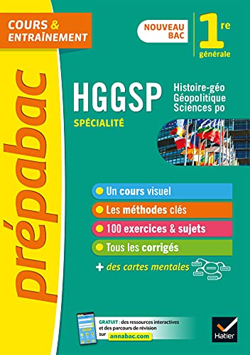 Prépabac HGGSP 1re générale (spécialité): nouveau programme de Première