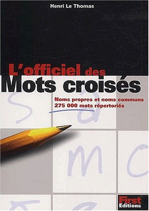 L'officiel des mots croisés