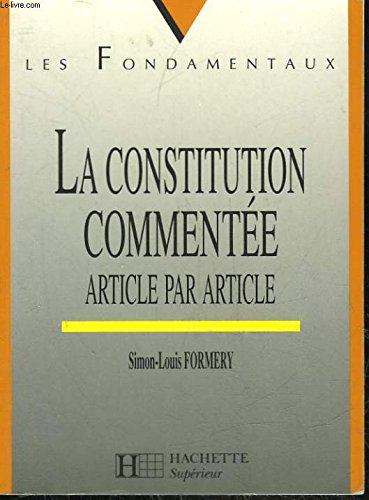 La constitution commentée
