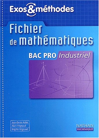 Mathématiques, Bac pro industriel (Manuel)