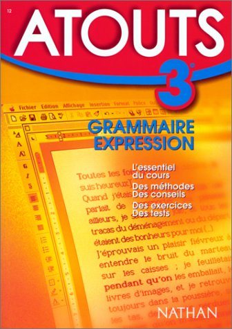 Atouts 3e, grammaire - expression