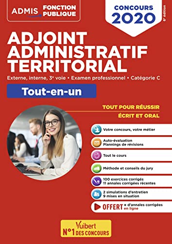 Concours Adjoint administratif territorial - Catégorie C - Tout-en-un: Concours externe, interne, 3e voie, examen professionnel 2020