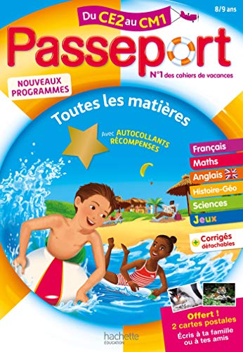 Passeport - Du CE2 au CM1 (8-9 ans) - Cahier de vacances 2022