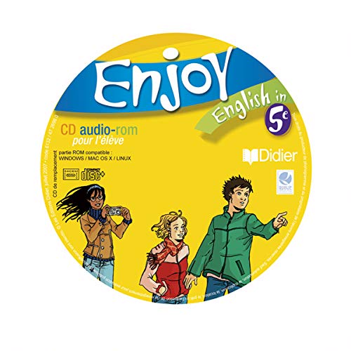 Enjoy English 5e - CD audio-rom élève de remplacement