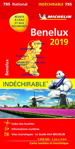 CARTE NATIONALE 795 BENELUX INDECHIRABLE 2019