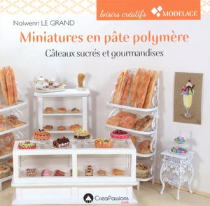 Miniatures en pâte polymère gâteaux sucrés et gourmandises