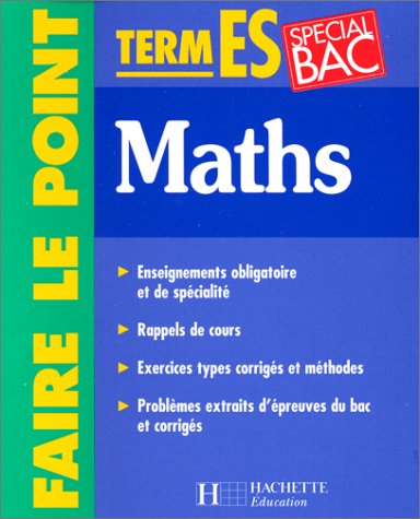 Mathématiques terminale ES