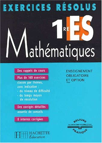Exercices Résolus Mathématiques 1re ES