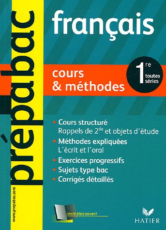 Prépabac Cours & Méthodes - Français 1ère toutes séries