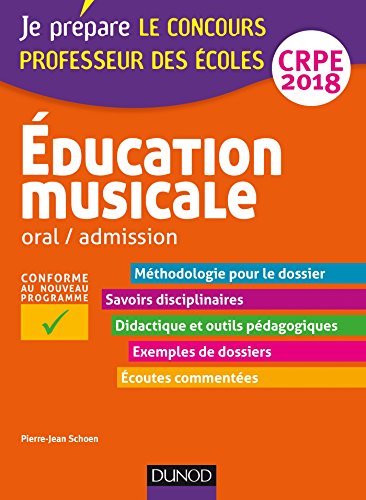 Education musicale - Oral / admission - CRPE 2018 (2018)